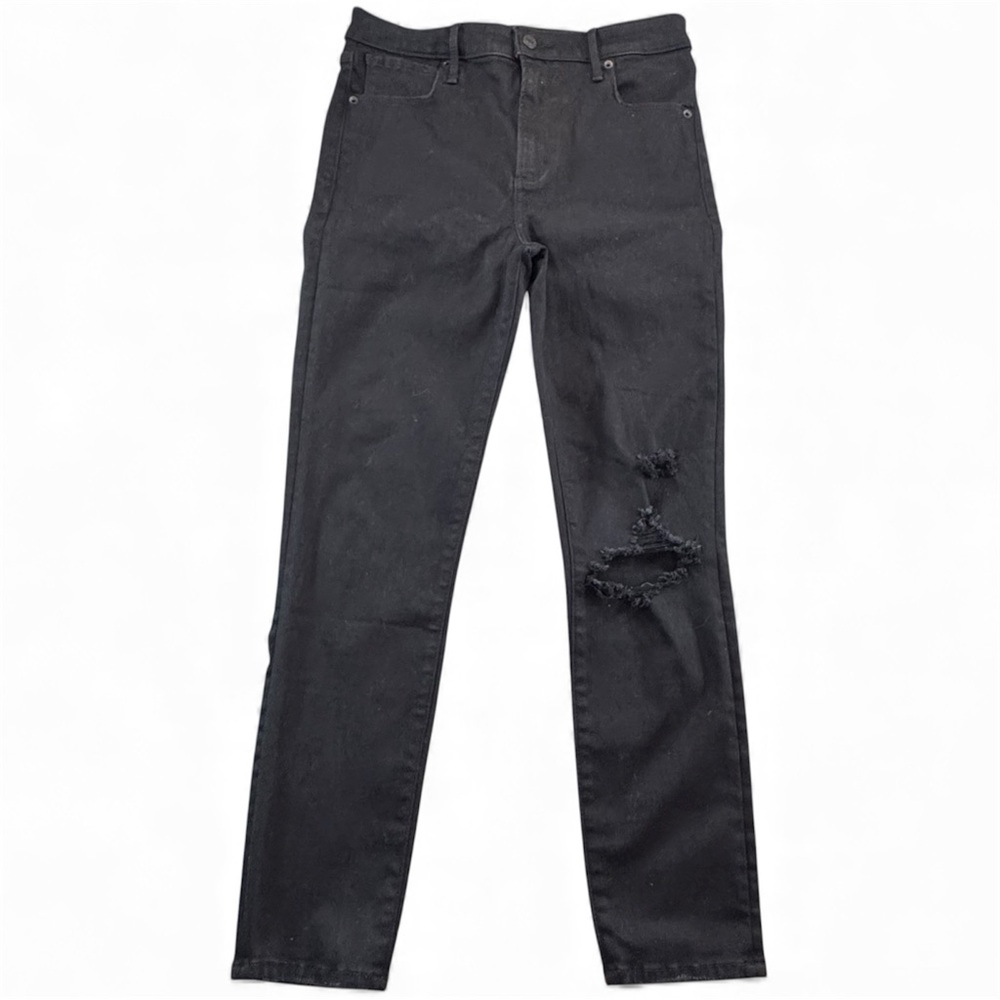 NWT Abercrombie Fitch Jeans Women’s 29 8R Black Super Skinny Ankle High Rise NEW